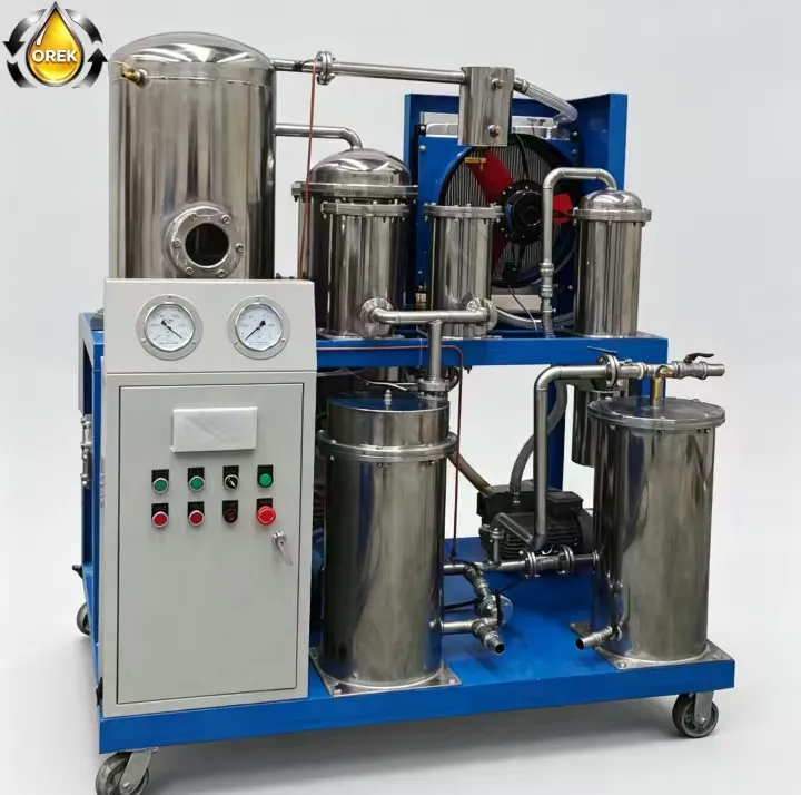 Purificador de aceite resistente a ésteres de fosfato TYK